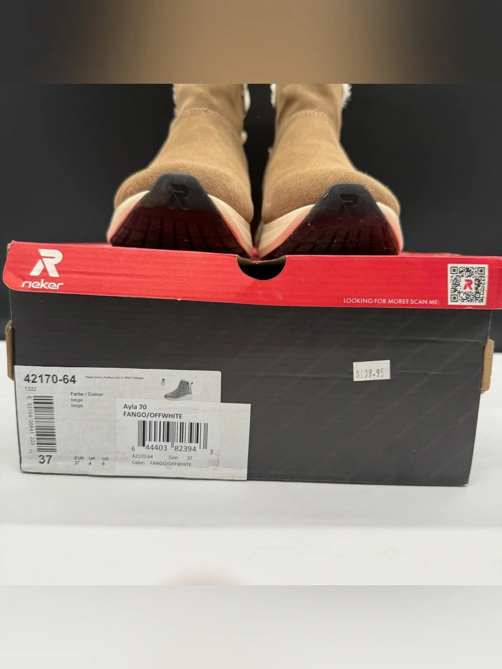 Rieker Revolution 42170-64 Ayla 70 Women’s Size 37 / 6.5 New In Box
